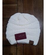 ENJOYFUR Women’s Knit Slouchy Beanie Hat Oversized Chunky Winter Cap White - $18.29 CAD