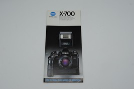 Minolta X-700 SLR Camera Catalog - $14.84