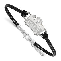 SS Baylor University Small Center Leather Bracelet - $80.46