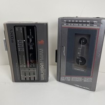 Sony walkman WM F59 F69 for Parts Not Working &amp; Realistic Cassette Player Parts - £22.02 GBP