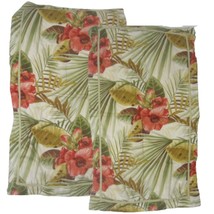 Collection by Charter Club Tropical Floral Pillow Shams pair King Size cotton - $22.76