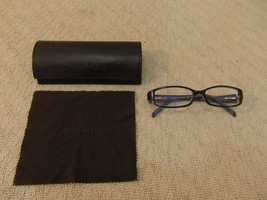 Adrienne Vittadini Black Purple AV 7024 Designer Eyeglasses Frames &amp; Hard Case - £19.41 GBP