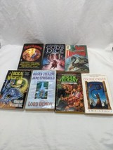 Lot Of (7) Vintage Fantasy Novels Magical Beginnings Dragonsbane Sacred Seven + - £46.54 GBP