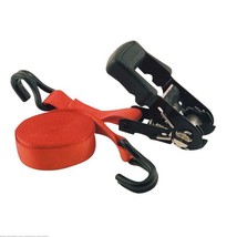 Erickson 1&quot; x 15&#39; Rubber Handle Ratchet Strap 2000 lb Retail Package 01333 - $22.10