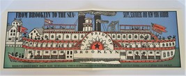 Vtg 1987 Seymour Chwast Brooklyn to the Sea Museum of Borough of Brookly... - £79.74 GBP