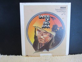 CED VideoDisc Sands of Iwo Jima with John Wayne (1949) B&amp;W, RCA SelectaVision - £5.36 GBP