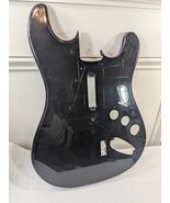 Harmonix Fender Stratocaster Rock Band Guitar front housing casing black... - $5.00