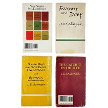 Lot of 4 J D Salinger Vintage Paperback Books Catcher in the Rye Beat Generation image 2