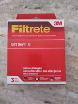Filtrete Dirt Devil U 3 Bags - £10.02 GBP