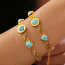 Turquoise Titanium Steel Bracelet - $19.95