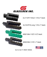 Glazelock Snap-off Shim, Stackable Horseshoe Plastic Flat Shims 1 7/8&quot;W ... - $45.99+