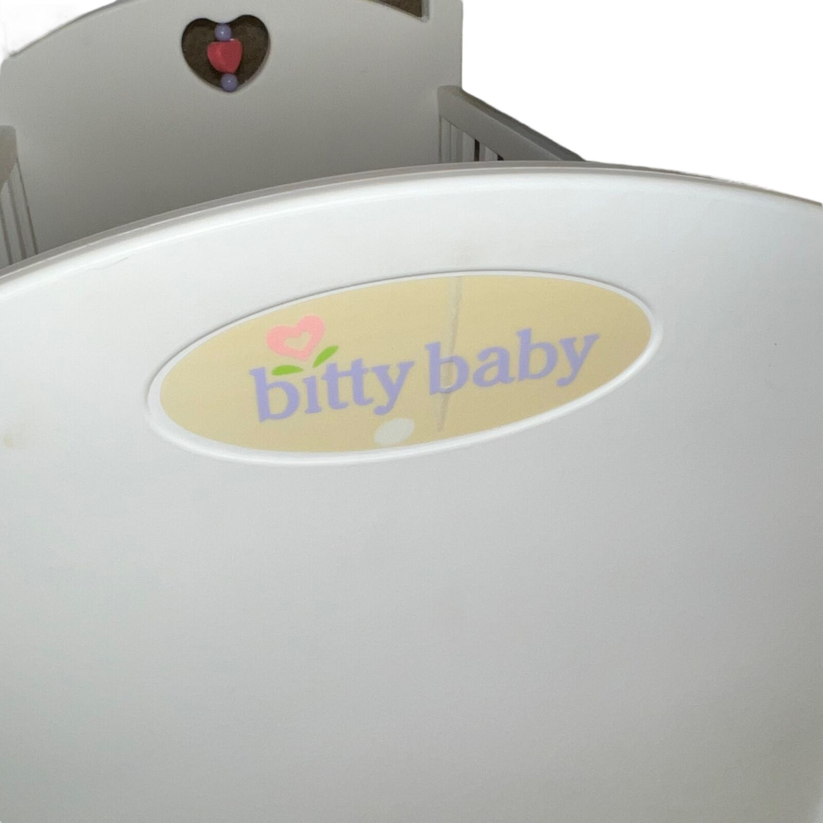 American Girl Doll Bitty Baby White Canopy Crib Bed Vintage Houses