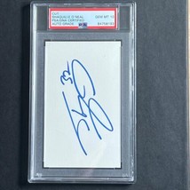 Shaquille O&#39;Neal signed Cut PSA/DNA Los Angeles Lakers Autographed - £237.27 GBP