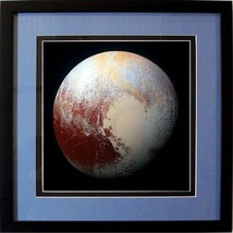 LARGE Pluto Poster Framed Highest Quality Detailed Print 30x30 - £120.46 GBP
