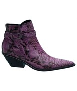 Donald Pliner Western Couture Vino Python Patent Leather Boot Shoe New N... - £167.34 GBP