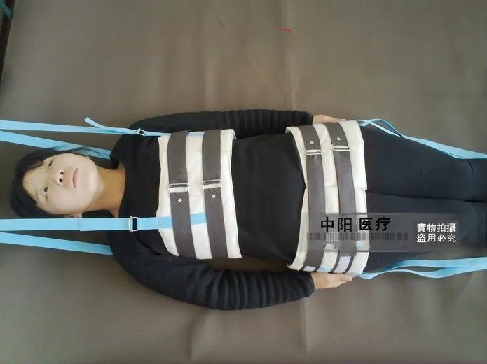  use pelvis and lumbar traction belt with the drop down fastening tape strain of lumbar thumb200