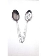 Set Of 2 N.S. CO. Starette Stainless Japan MCM Starburst Serving Spoons 8&quot; - $412.74 MXN