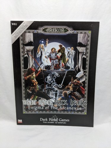 Dark Portal Games White Robes Black Hearts Enigma Of The Arcanexus D20 B... - $12.87