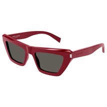 SAINT LAURENT SL467 003 Red/Grey 52-19-145 Sunglasses New Authentic - £199.81 GBP