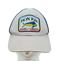 Ron Jon Surf Shop Trucker Hat Snapback &amp; Mesh Gray Blue Fishing Beach - £10.77 GBP