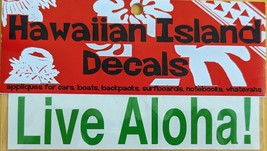 Live Aloha! Hawaiian Island Decal, New - £2.33 GBP