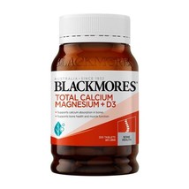 Blackmores Total Calcium Magnesium + D3 Bone Health Vitamin 200 Tablets - $35.00