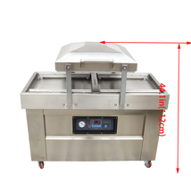 Movable Stainless Steel 2Chamber Vacuum Packaging Machine Sealer 110V - £1,717.49 GBP