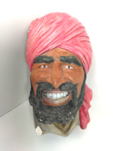 Vintage Punjabi Chalkware Man - 1983 Vintage - Wire Loop Back/ Bossons Type - £15.68 GBP