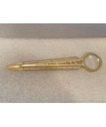 Vintage 7&quot; Liberty Homes Lewis Mfg. Co Plastic Ruler/Letter Opener Pre-O... - $11.99