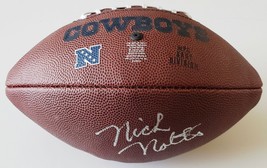 NICK NOLTE SIGNED FOOTBALL NORTH DALLAS FORTY BULLS COWBOYS 1979 MOVIE B... - £312.36 GBP