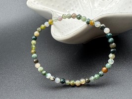 Handcrafted Natural Indian Agate Bracelet - $13.17
