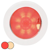 Hella Marine EuroLED 150 Recessed Surface Mount Touch Lamp - Red/Warm White LED - £118.29 GBP