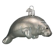 Manatee Blown Glass Old World Christmas Ornament New Decoration 12278 FR... - $18.79