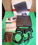Sony Playstation PS3 120GB Slim Console CECH-2001A with Box, 2 Controlle... - $2,724.10 MXN