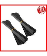 40-Count Flat Plastic Welding Rods for Durable Kayak Repairs - Black Fle... - $37.17 CAD