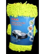 4Pack MICROFIBER CHENILLE WASH MITT  &amp; 3 MICROFIBER PLUSH DRYING TOWELS. - $19.79