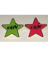 Lot of (2) eBay Positive Feed Back Award Ebayana Lapel Pin (Red and Green) - $288.78 MXN