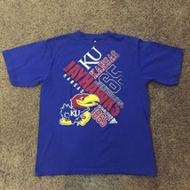 Adidas Kansas Jayhawks T-Shirt Mens M Used KU University of Kansas NCAA - £12.65 GBP