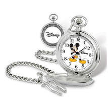 Disney Mickey Mouse with Chain Pocket Watch - $825.92 MXN