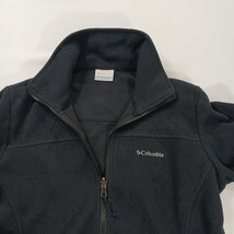 Columbia XL0098 Women's Black Pocket Full Zip Fleece Jacket Size Medium Chest 38 image 11