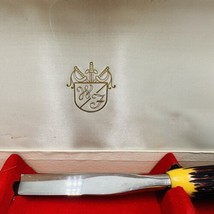 Washington Forge Cutlery Carving Set Stainless Steel Bakelite Staghorn  Vintage - £50.73 GBP