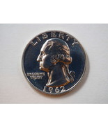 1962 P Washington Quarter Silver Proof - SKU 35-0218-USQ-PR - £7.98 GBP