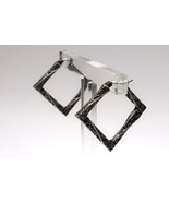 Lia Sophia &quot;Aspect&quot; Matte Silver Tone Earrings w/ French Wires - $18.02 CAD