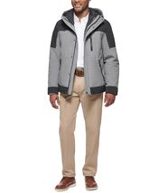 Club Room Men's 3-in-1 Hooded Jacket Heather Grey-2XL Missing Insert Bib - $28.49