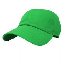 Plain Adjustable Military Solid Washed Cotton Polo Baseball Cap Hat Green - $15.90