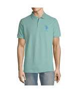 U.S. POLO ASSN. Men&#39;s Big Pony Short Sleeve Pique Polo Shirt LARGE Jade ... - $49.05 CAD