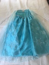 Size 9-10 Disney Store Collection Frozen Queen Elsa Halloween Costume Dress EUC - £38.60 GBP