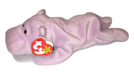 Ty Beanie Babies “Happy” The Hippo Vintage 1994 (Small Stain On Back) Ne... - £3.88 GBP