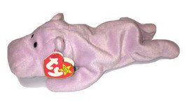 Ty Beanie Babies “Happy” The Hippo Vintage 1994 (Small Stain On Back) Need Clean - £3.84 GBP