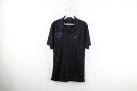 Vintage Nike Mens Medium Spell Out Tribal Angels Mini Swoosh Collared Polo Shirt - $29.65